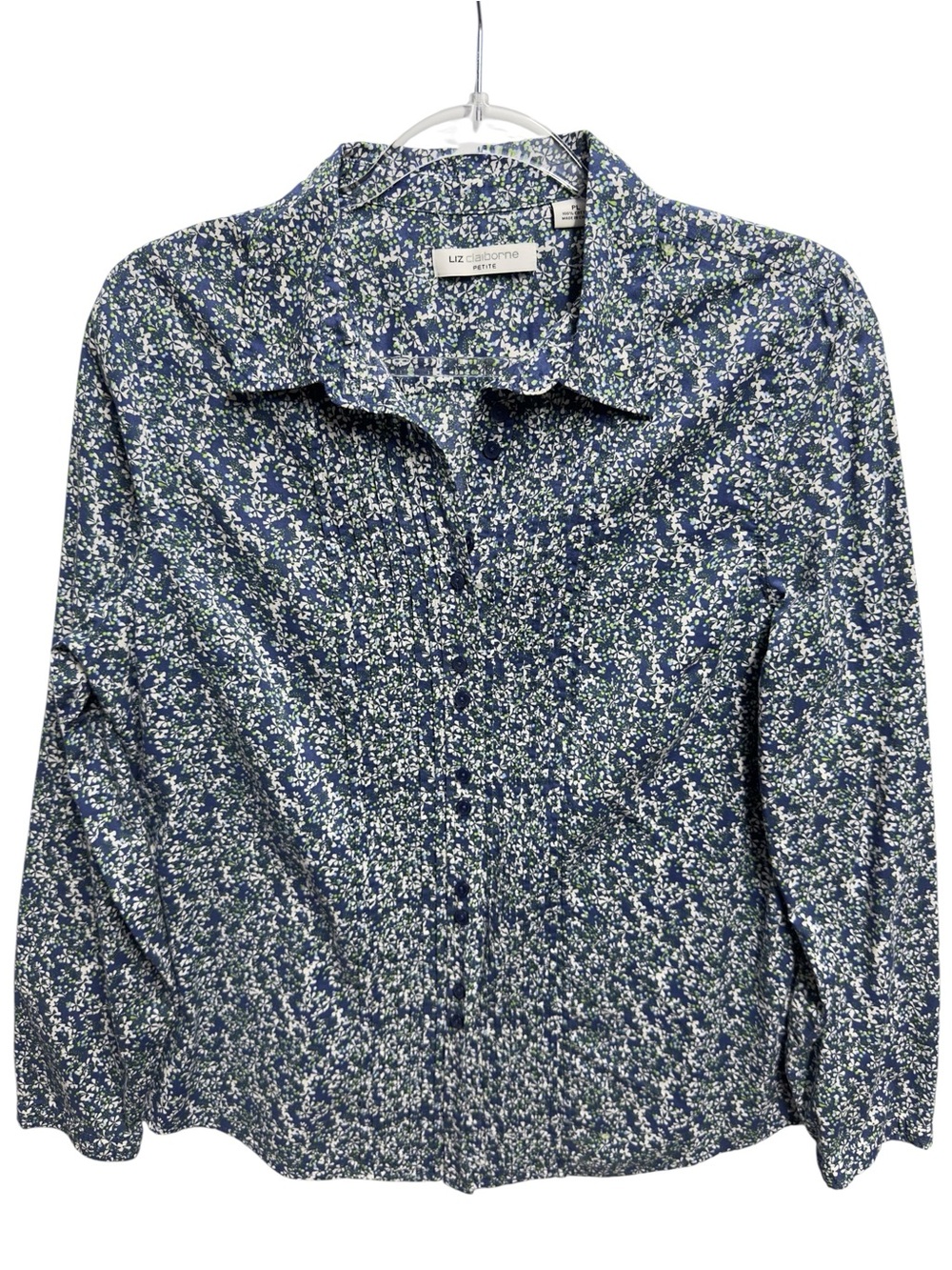 Pure Cotton Knit Chambray Toile Floral Daisy Ditsy Bouquet Poplin Preppy Shirt